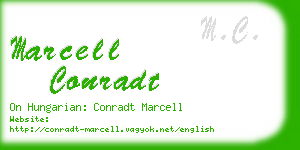 marcell conradt business card